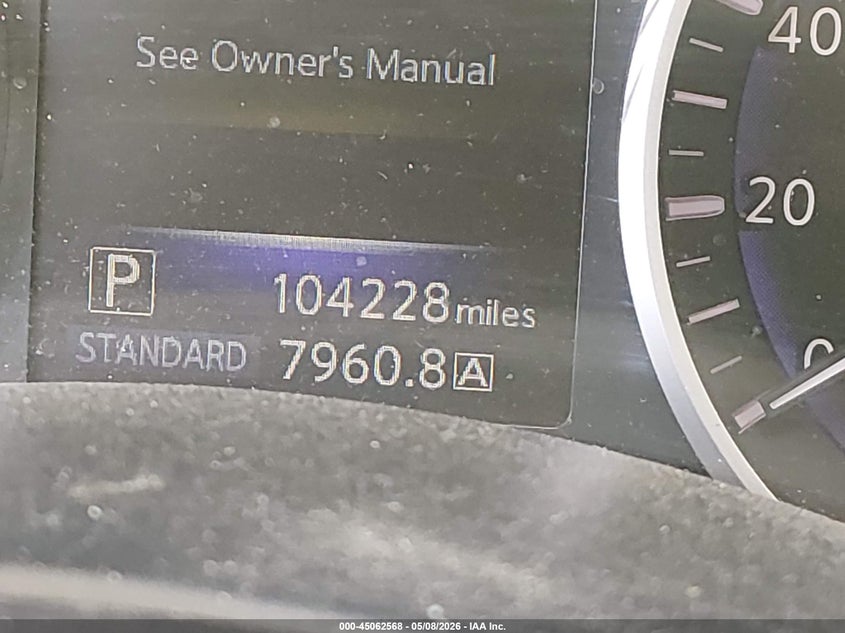 2017 Infiniti Q50 VIN JN1EV7AP0HM730042 IAAI salvage auction — FRONT END, Salvage (Idaho), sold $1,950 on 2026-07-29 (photo 7)