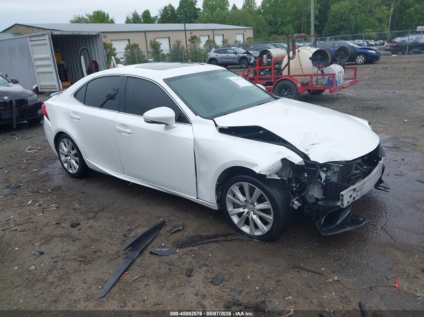 2016 Lexus Is VIN JTHCM1D20G5002295 IAAI salvage auction — FRONT END, Salvage (Virginia), sold $25 on 2026-07-27 (photo 1)