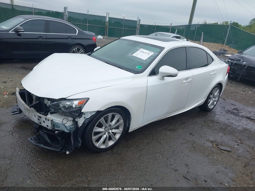 2016 Lexus Is VIN JTHCM1D20G5002295 IAAI salvage auction — FRONT END, Salvage (Virginia), sold $25 on 2026-07-27 (photo 2)