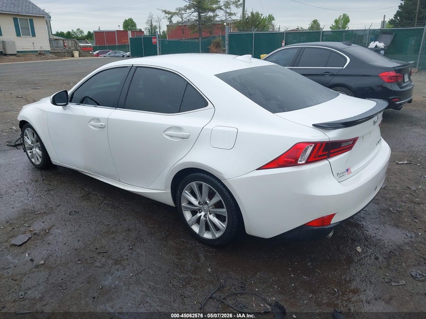 2016 Lexus Is VIN JTHCM1D20G5002295 IAAI salvage auction — FRONT END, Salvage (Virginia), sold $25 on 2026-07-27 (photo 3)