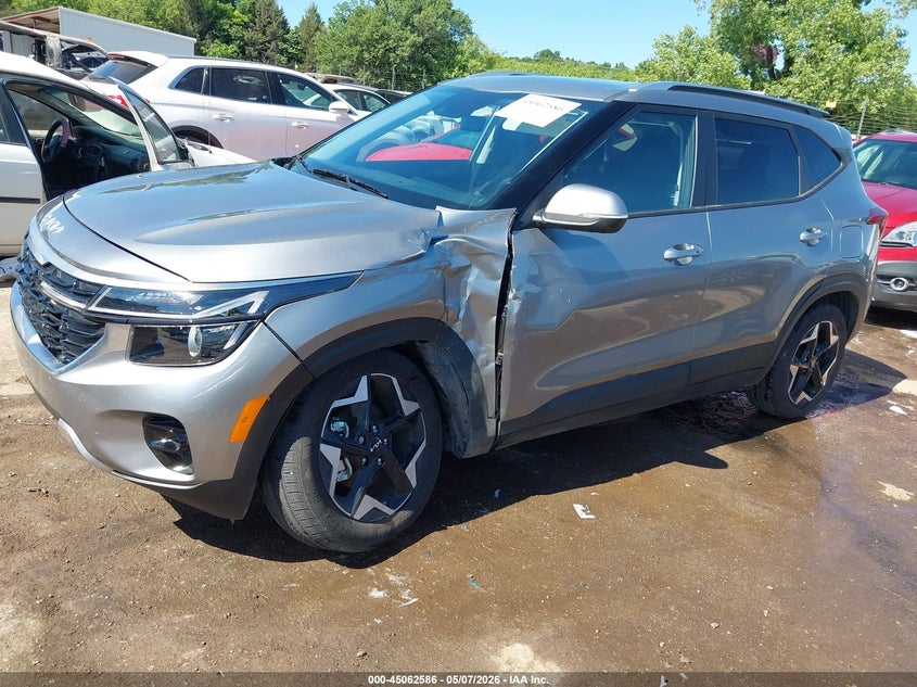 2025 Kia Seltos VIN KNDEU2AA6S7722385 IAAI salvage auction — LEFT SIDE, Clear (Oklahoma), sold $9,000 on 2026-07-29 (photo 2)