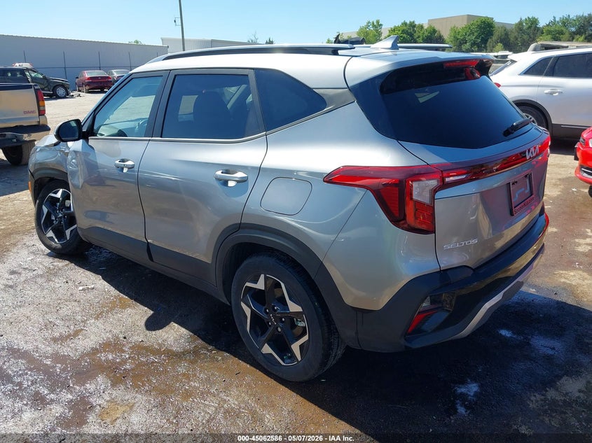 2025 Kia Seltos VIN KNDEU2AA6S7722385 IAAI salvage auction — LEFT SIDE, Clear (Oklahoma), sold $9,000 on 2026-07-29 (photo 3)