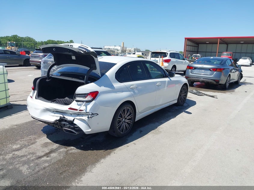 2020 BMW 3er VIN WBA5U9C05LFH04500 IAAI salvage auction — REAR END, Salvage (Missouri), sold $17,150 on 2026-07-14 (photo 4)