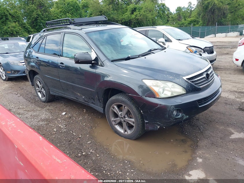 2006 Lexus Rx 400h VIN JTJHW31U060010585 IAAI salvage auction — LEFT & RIGHT, Salvage (Texas), sold $600 on 2026-07-09 (photo 1)