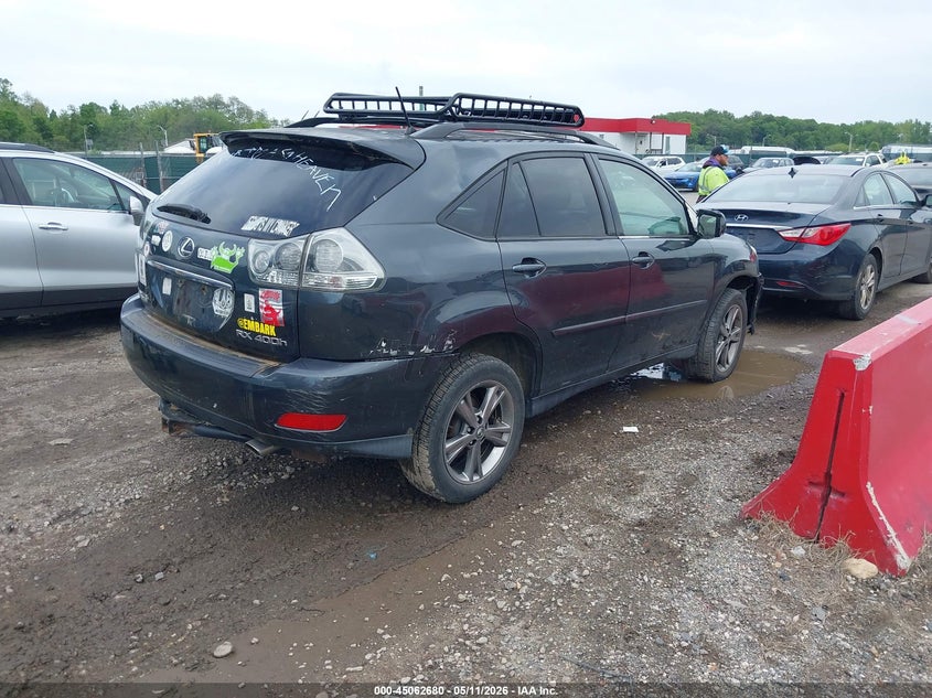 2006 Lexus Rx 400h VIN JTJHW31U060010585 IAAI salvage auction — LEFT & RIGHT, Salvage (Texas), sold $600 on 2026-07-09 (photo 4)