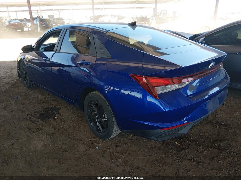 2021 Hyundai Elantra VIN 5NPLM4AG5MH047764 IAAI salvage auction — FRONT END, Salvage (Arizona), sold $2,500 on 2026-07-28 (photo 3)