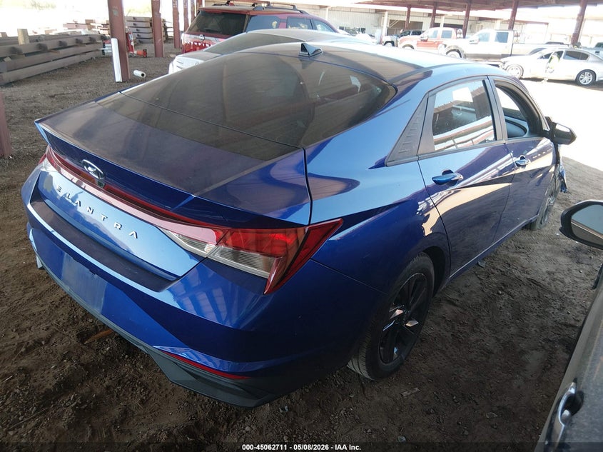 2021 Hyundai Elantra VIN 5NPLM4AG5MH047764 IAAI salvage auction — FRONT END, Salvage (Arizona), sold $2,500 on 2026-07-28 (photo 4)