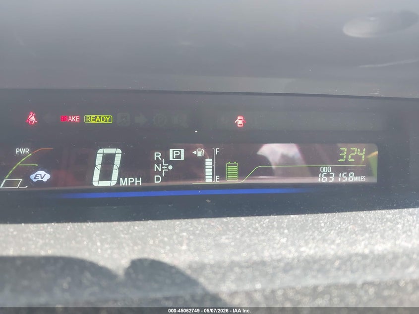 2012 Toyota Prius v VIN JTDZN3EU6C3049941 IAAI salvage auction — TRANSMISSION, Clear (Wisconsin), sold $25 on 2026-07-29 (photo 7)