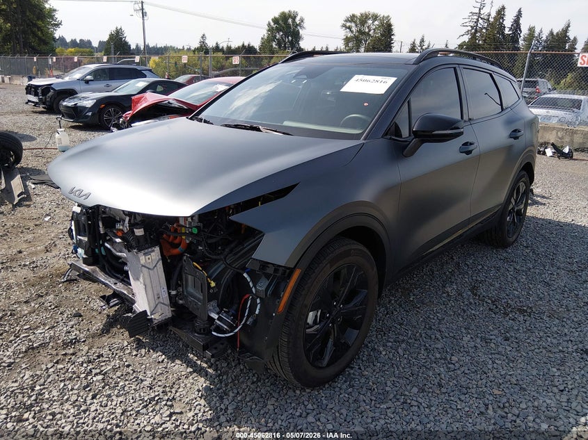 2025 Kia Sportage VIN KNDPYDDH4S7238278 IAAI salvage auction — FRONT END, Bill Of Sale (Washington), sold $13,500 on 2026-07-22 (photo 2)