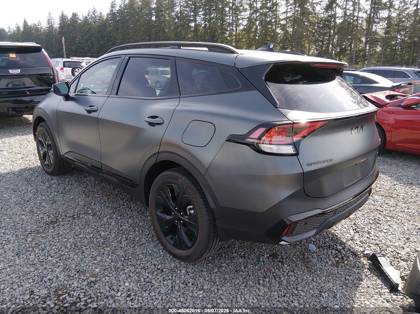 2025 Kia Sportage VIN KNDPYDDH4S7238278 IAAI salvage auction — FRONT END, Bill Of Sale (Washington), sold $13,500 on 2026-07-22 (photo 3)