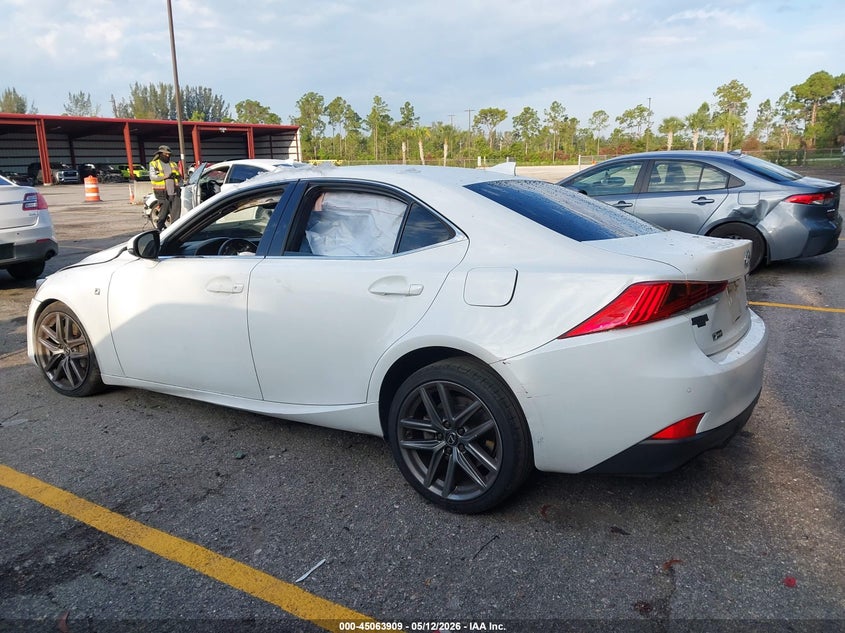 2020 Lexus Is VIN JTHGA1D2XL5107575 IAAI salvage auction — RIGHT FRONT, Certificate Of Destruction (Florida), sold $1,100 on 2026-07-06 (photo 3)