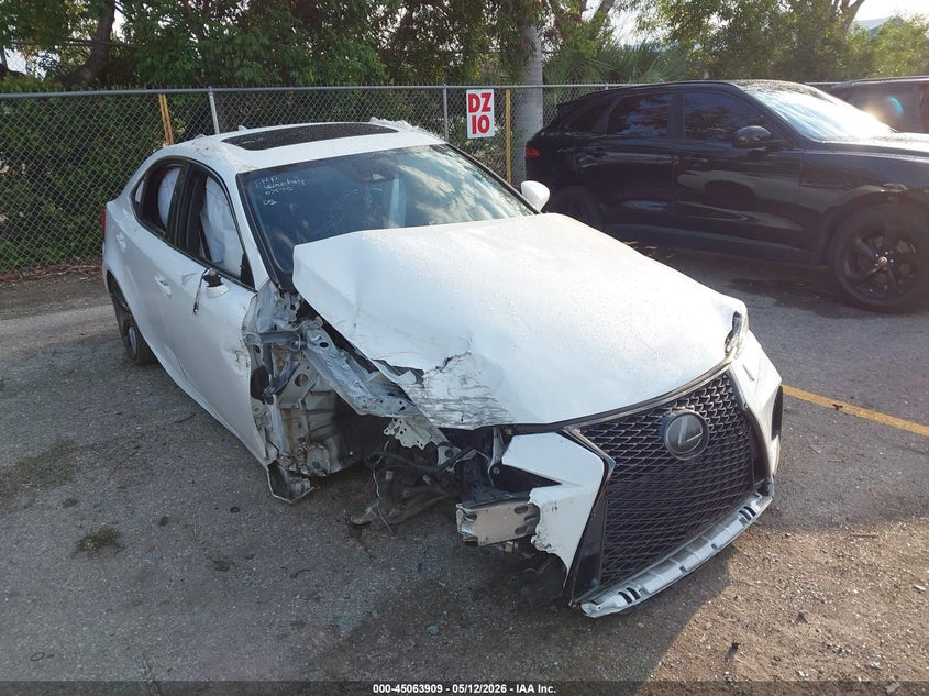 2020 Lexus Is VIN JTHGA1D2XL5107575 IAAI salvage auction — RIGHT FRONT, Certificate Of Destruction (Florida), sold $1,100 on 2026-07-06 (photo 6)