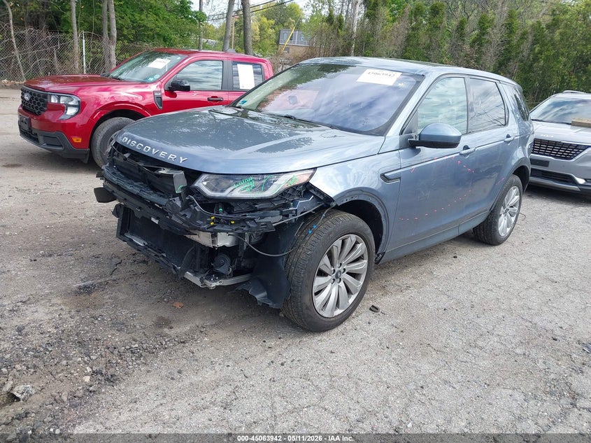2020 Land rover Discovery sport VIN SALCJ2FX0LH847190 IAAI salvage auction — FRONT END, Salvage (Rhode Island), sold $3,050 on 2026-07-28 (photo 2)