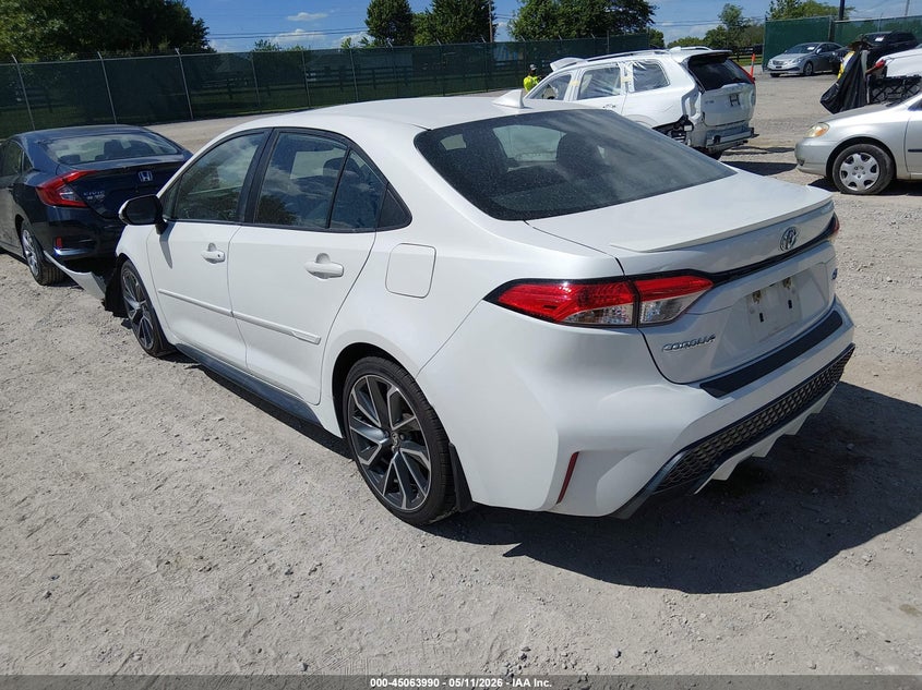 2020 Toyota Corolla VIN 5YFP4RCE2LP020792 IAAI salvage auction — FRONT END, Salvage (Kentucky), sold $3,850 on 2026-07-29 (photo 3)