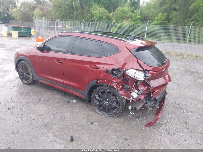 2019 Hyundai Tucson VIN KM8J3CAL9KU020907 IAAI salvage auction — REAR END, Salvage (Virginia), sold $3,300 on 2026-07-28 (photo 3)