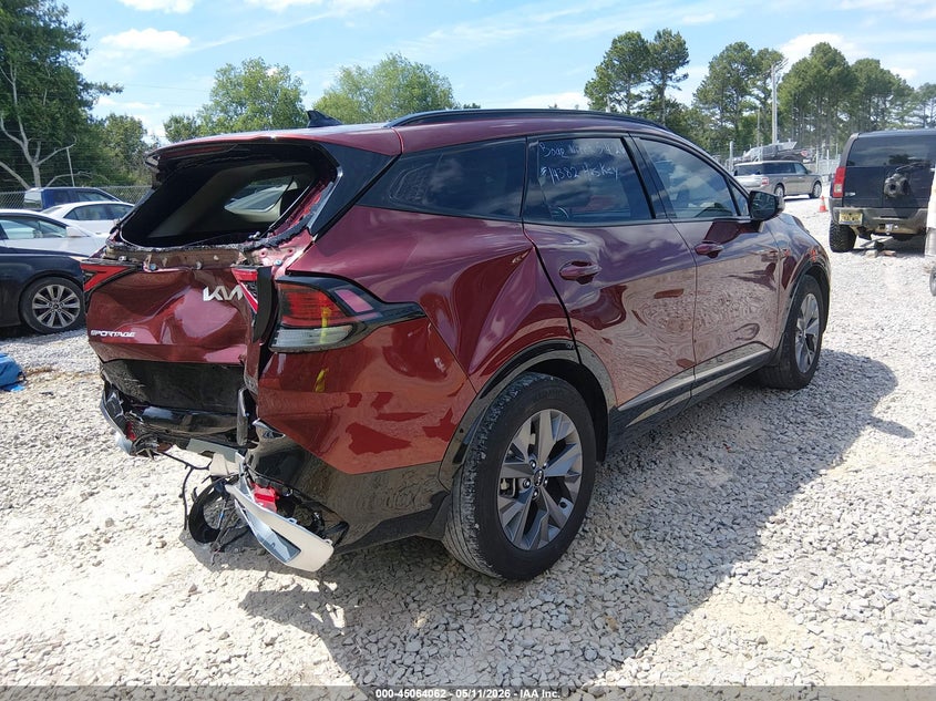 2024 Kia Sportage VIN 5XYK43DF3RG226084 IAAI salvage auction — REAR END, Salvage (Alabama), sold $2,000 on 2026-07-29 (photo 4)