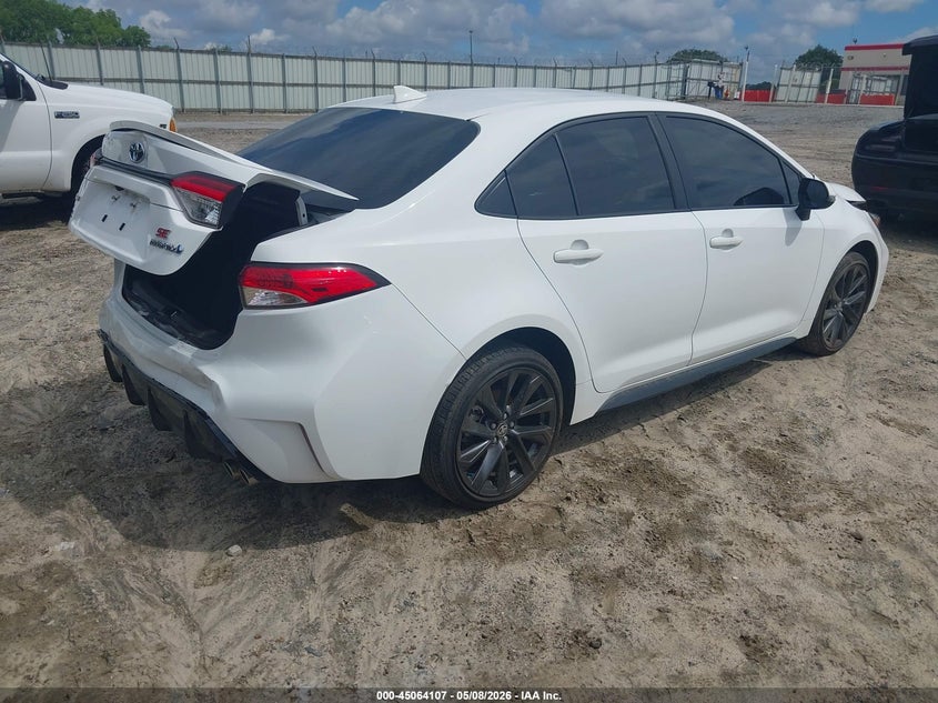 2024 Toyota Corolla VIN JTDBCMFE8R3028277 IAAI salvage auction — FRONT & REAR, Salvage (Georgia), sold $9,075 on 2026-07-09 (photo 4)