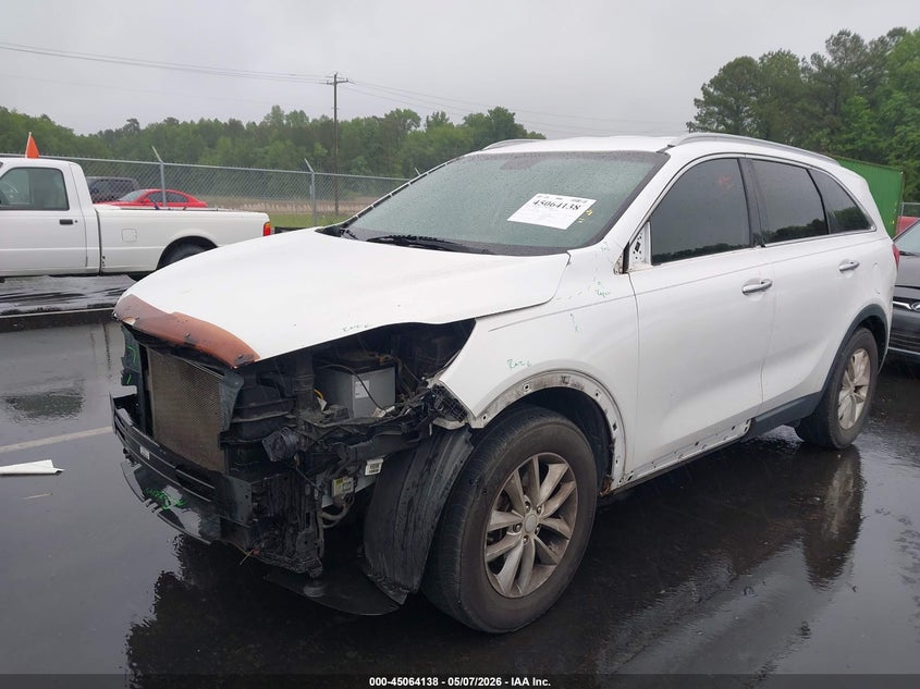 2017 Kia Sorento VIN 5XYPG4A3XHG188266 IAAI salvage auction — FRONT END, Salvage (North Carolina), sold $1,550 on 2026-07-22 (photo 2)