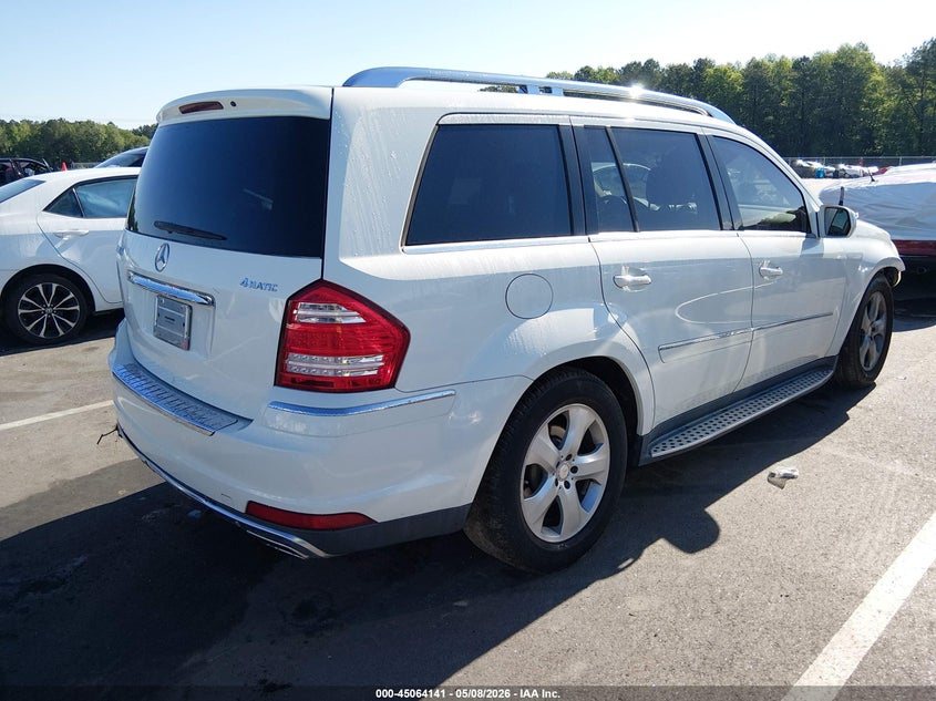 2010 Mercedes-benz Gl-klasse VIN 4JGBF7BE1AA542045 IAAI salvage auction — FRONT END, Salvage (North Carolina), sold $675 on 2026-07-08 (photo 4)