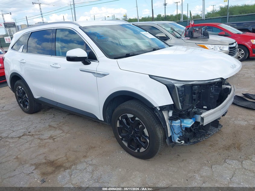 2024 Kia Sorento VIN 5XYRLDJC9RG278790 IAAI salvage auction — FRONT END, Original (Texas), sold $9,300 on 2026-08-24 (photo 1)