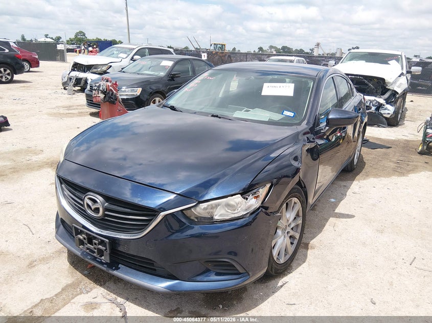 2016 Mazda 6 VIN JM1GJ1U53G1416040 IAAI salvage auction — LEFT & RIGHT, Original (Texas), sold $3,350 on 2026-07-07 (photo 2)