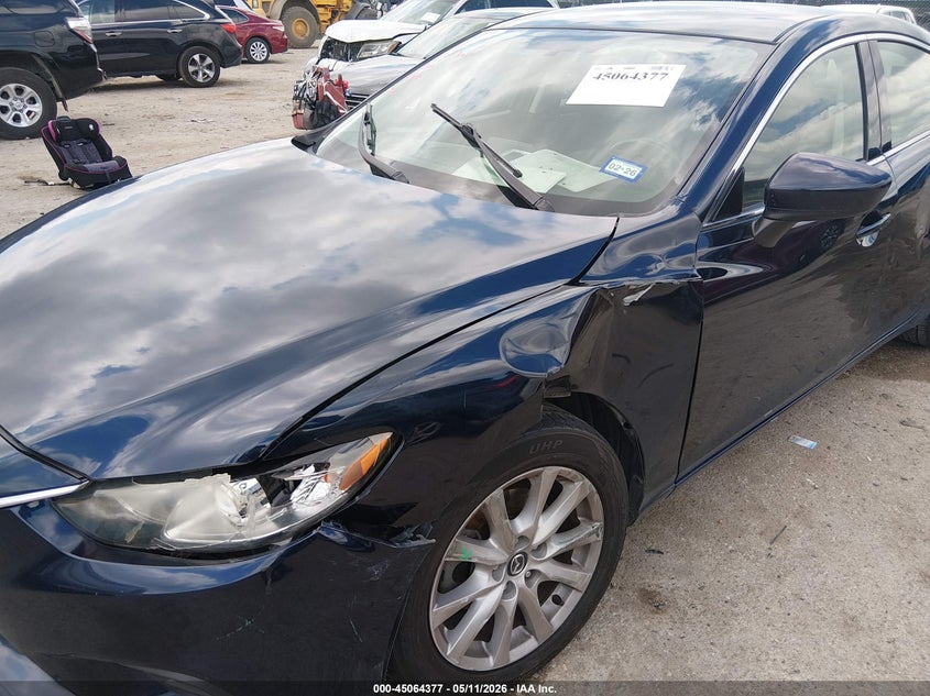 2016 Mazda 6 VIN JM1GJ1U53G1416040 IAAI salvage auction — LEFT & RIGHT, Original (Texas), sold $3,350 on 2026-07-07 (photo 6)