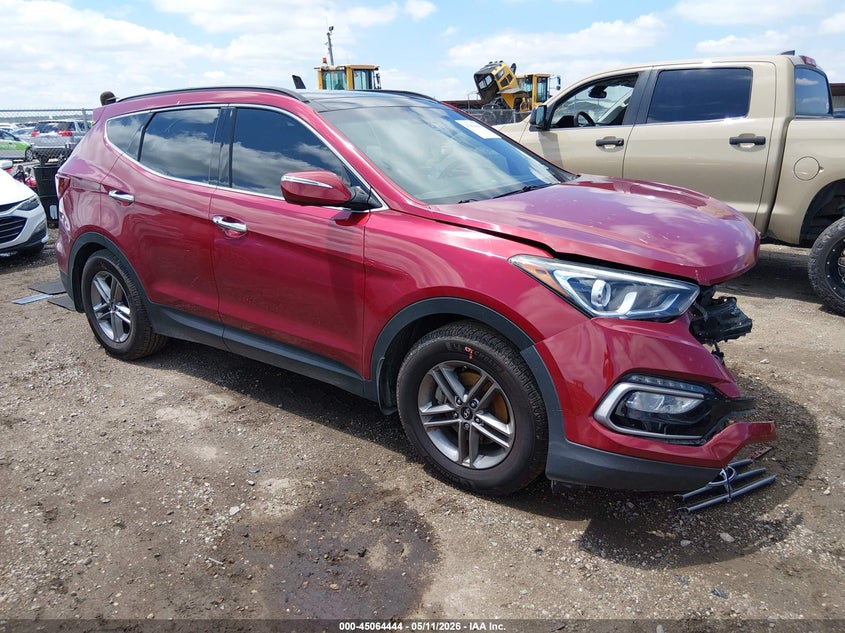 2017 Hyundai Santa fe VIN 5XYZU3LB4HG421526 IAAI salvage auction — FRONT END, Salvage (Texas), sold $2,750 on 2026-07-28 (photo 1)