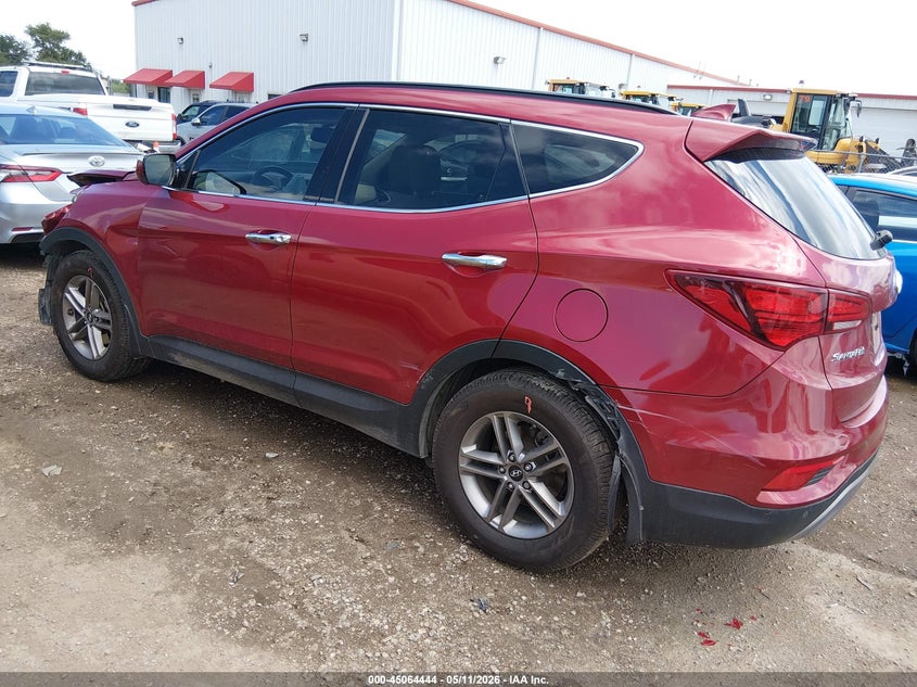 2017 Hyundai Santa fe VIN 5XYZU3LB4HG421526 IAAI salvage auction — FRONT END, Salvage (Texas), sold $2,750 on 2026-07-28 (photo 3)