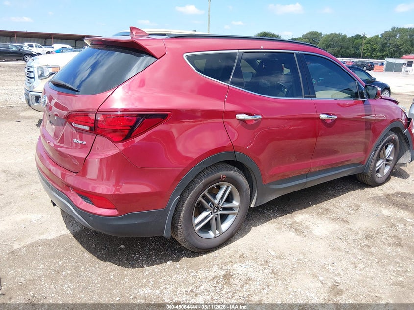 2017 Hyundai Santa fe VIN 5XYZU3LB4HG421526 IAAI salvage auction — FRONT END, Salvage (Texas), sold $2,750 on 2026-07-28 (photo 4)