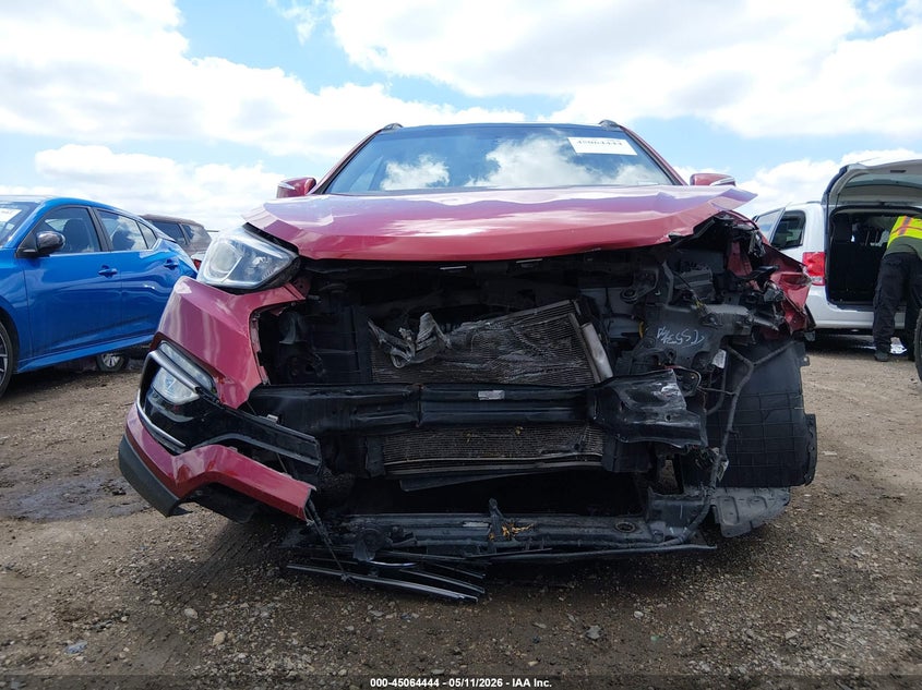 2017 Hyundai Santa fe VIN 5XYZU3LB4HG421526 IAAI salvage auction — FRONT END, Salvage (Texas), sold $2,750 on 2026-07-28 (photo 6)