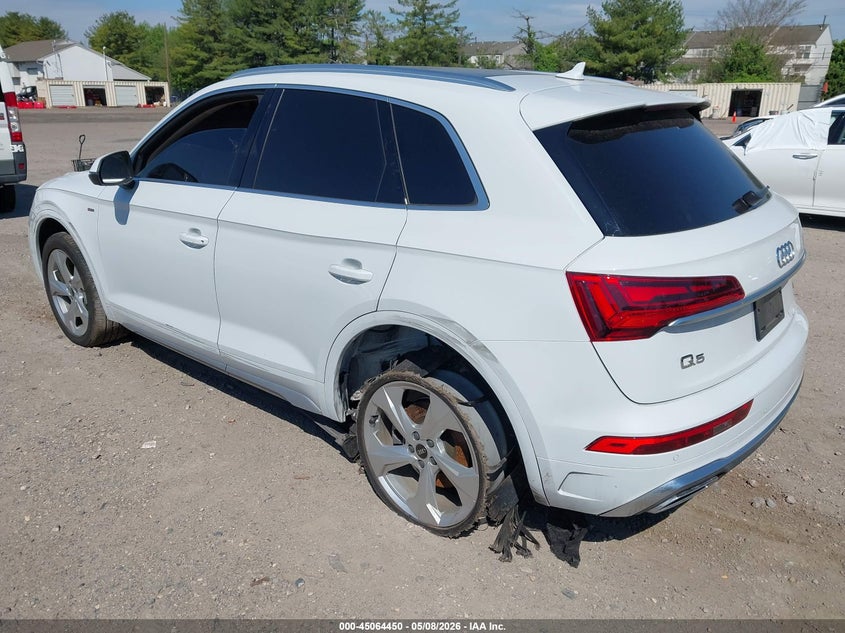 2023 Audi Q5 VIN WA1EAAFYXP2145982 IAAI salvage auction — LEFT REAR, Wait Title, sold $12,200 on 2026-09-11 (photo 3)