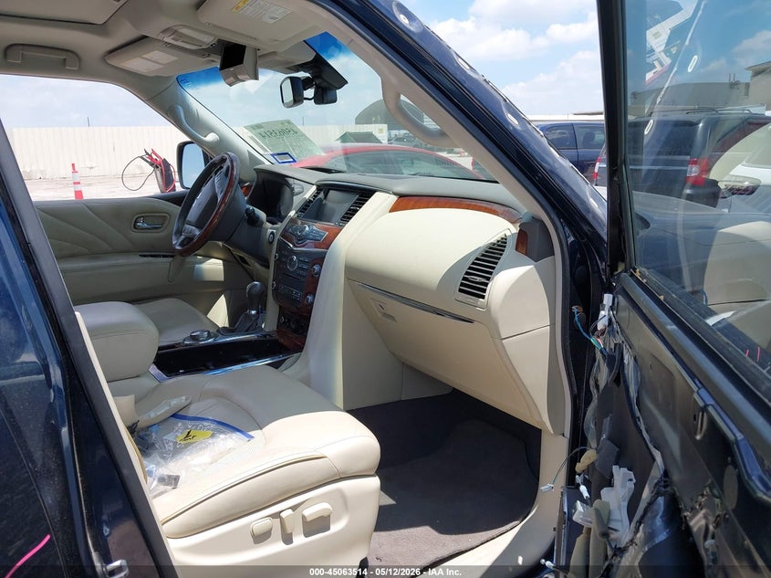 2017 Infiniti Qx80 VIN JN8AZ2NE7H9158762 IAAI salvage auction — FRONT & REAR, Original (Texas), sold $25 on 2026-07-29 (photo 5)