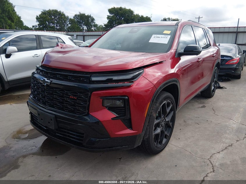 2025 Chevrolet Traverse VIN 1GNERLRS5SJ184261 IAAI salvage auction — FRONT END, Original (Texas), sold $16,100 on 2026-07-28 (photo 2)