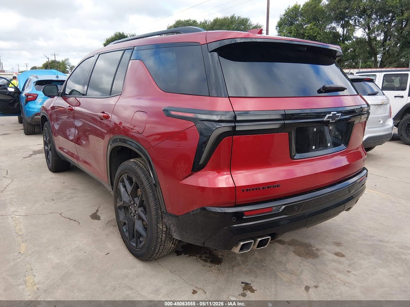 2025 Chevrolet Traverse VIN 1GNERLRS5SJ184261 IAAI salvage auction — FRONT END, Original (Texas), sold $16,100 on 2026-07-28 (photo 3)