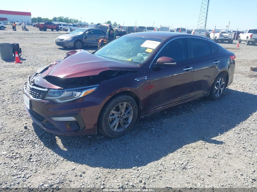 2020 Kia Optima VIN 5XXGT4L34LG451597 IAAI salvage auction — FRONT END, Salvage (Arkansas), sold $875 on 2026-07-15 (photo 2)