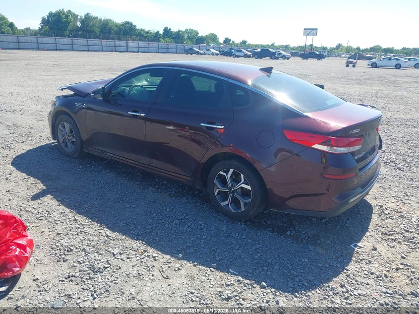 2020 Kia Optima VIN 5XXGT4L34LG451597 IAAI salvage auction — FRONT END, Salvage (Arkansas), sold $875 on 2026-07-15 (photo 3)