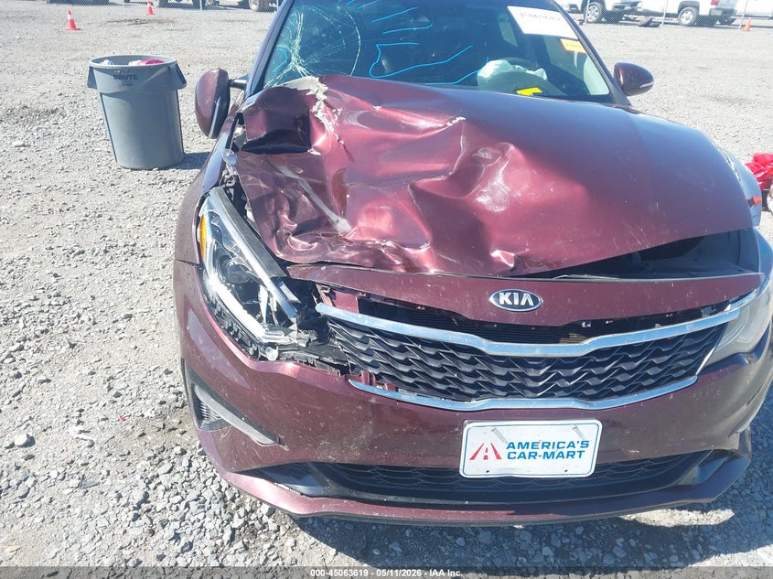 2020 Kia Optima VIN 5XXGT4L34LG451597 IAAI salvage auction — FRONT END, Salvage (Arkansas), sold $875 on 2026-07-15 (photo 6)