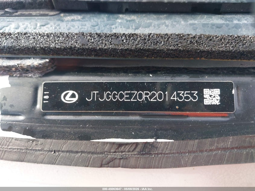 2024 Lexus Nx VIN JTJGGCEZ0R2014353 IAAI salvage auction — ALL OVER, Salvage (Georgia), sold $18,000 on 2026-07-14 (photo 9)