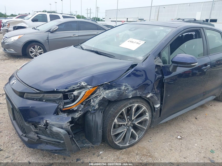 2020 Toyota Corolla VIN JTDP4RCE0LJ012226 IAAI salvage auction — LEFT SIDE, Original (Texas), sold $1,600 on 2026-07-23 (photo 6)