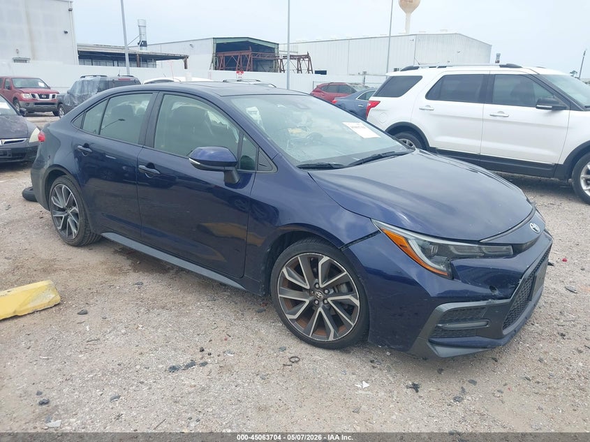 2020 Toyota Corolla VIN JTDP4RCE0LJ012226 IAAI salvage auction — LEFT SIDE, Original (Texas), sold $1,600 on 2026-07-23 (photo 1)