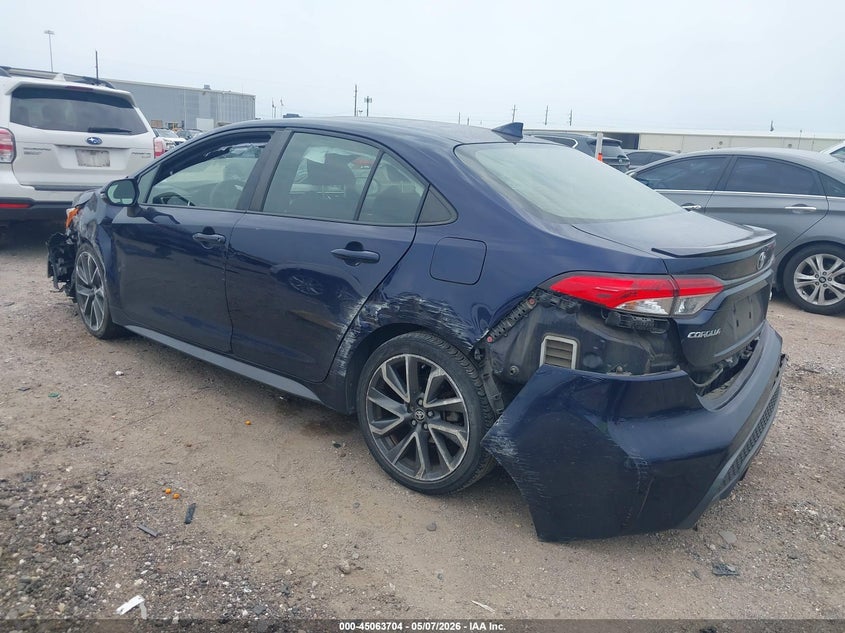 2020 Toyota Corolla VIN JTDP4RCE0LJ012226 IAAI salvage auction — LEFT SIDE, Original (Texas), sold $1,600 on 2026-07-23 (photo 3)
