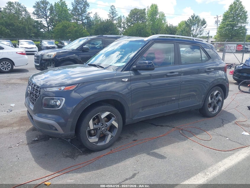2024 Hyundai Venue VIN KMHRC8A36RU301590 IAAI salvage auction — RIGHT REAR, Salvage (Idaho), sold $3,250 on 2026-07-06 (photo 2)