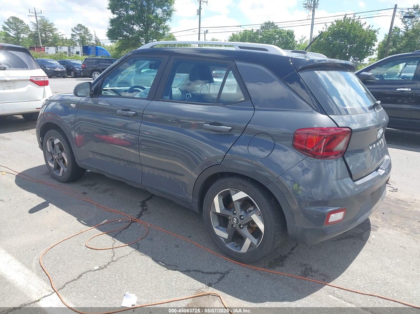 2024 Hyundai Venue VIN KMHRC8A36RU301590 IAAI salvage auction — RIGHT REAR, Salvage (Idaho), sold $3,250 on 2026-07-06 (photo 3)