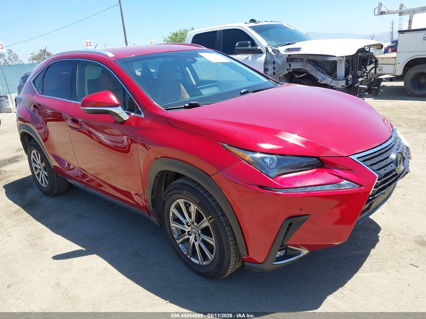 2019 Lexus Nx 300 VIN JTJYARBZ3K2128110 IAAI salvage auction — FRONT END, Salvage (California), sold $7,850 on 2026-07-08 (photo 1)