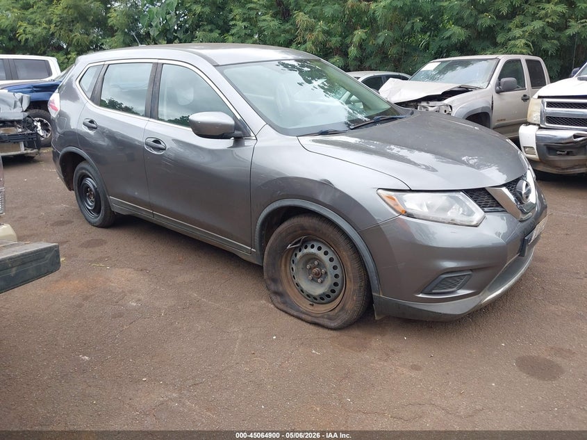2016 Nissan Rogue VIN KNMAT2MT5GP691006 IAAI salvage auction — SIDE, Salvage (Hawaii), sold $25 on 2026-07-28 (photo 1)