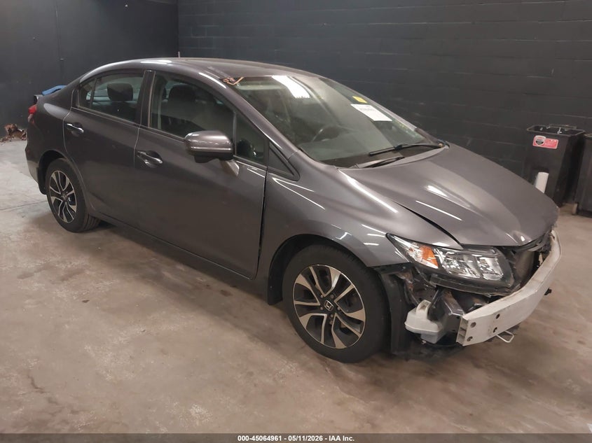 2014 Honda Civic VIN 19XFB2F82EE217111 IAAI salvage auction — FRONT END, Mv-907A (New York), sold $1,700 on 2026-08-01 (photo 1)
