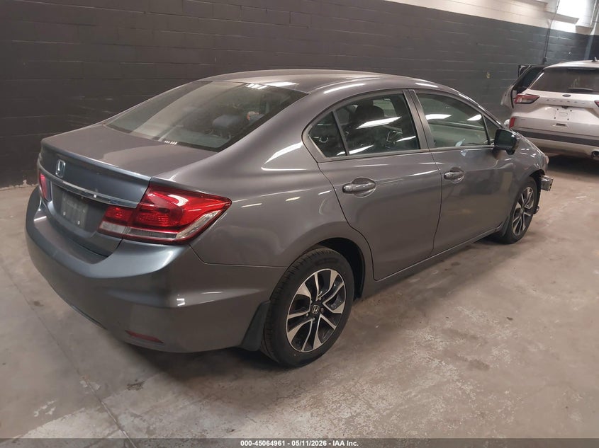 2014 Honda Civic VIN 19XFB2F82EE217111 IAAI salvage auction — FRONT END, Mv-907A (New York), sold $1,700 on 2026-08-01 (photo 4)