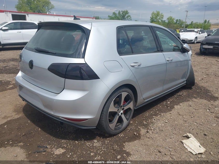 2017 Volkswagen Golf gti VIN 3VW447AU5HM061625 IAAI salvage auction — FRONT END, Salvage (Ohio), sold $575 on 2026-07-08 (photo 4)