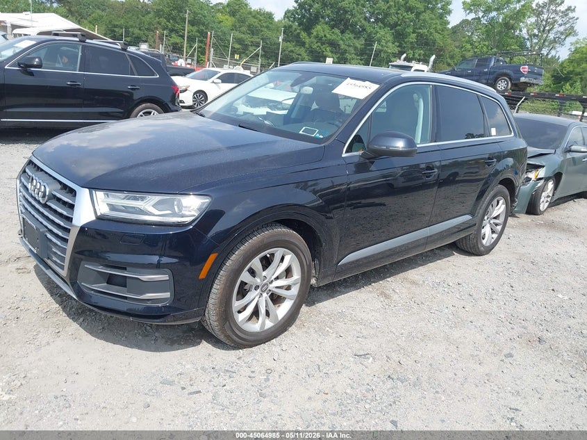 2017 Audi Q7 VIN WA1AAAF70HD007444 IAAI salvage auction — REAR END, Salvage (South Carolina), sold $7,300 on 2026-07-14 (photo 2)