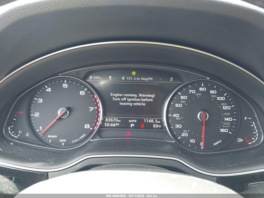 2017 Audi Q7 VIN WA1AAAF70HD007444 IAAI salvage auction — REAR END, Salvage (South Carolina), sold $7,300 on 2026-07-14 (photo 7)